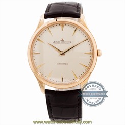 Jaeger-LeCoultre Master Ultra Thin Q1332511 Auto 41mm Rose Gold Mens Watch Tang