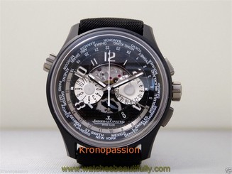 Jaeger LeCoultre Amvox 5 World Chronograph Automatic Date New !