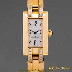 JAEGER - LECOULTRE IDEALE 18K GOLD MOP DIAL Ref.460.1.86 DIAMONDS/ BOX