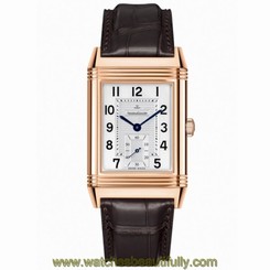 NEW Jaeger LeCoultre Grande Reverso 976 Brown Leather 18KPG watch Q3732420