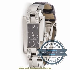 Jaeger- LeCoultre Quartz Grey Dial Stainless Steel Strap Ladies Watch Q4608571