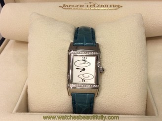 JAEGER LECOULTRE Ref. Q2653409 Reverso Florale Sertie 18K W/Gold & Diamonds!!!!