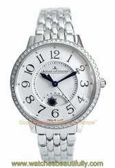 JAEGER LECOULTRE Rendez-Vous Night & Day Lady 344.81.20 Box/Papers Retail $14900
