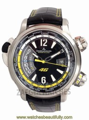 Jaeger LeCoultre Master Compressor W-Alarm 46 Q177T47V Like New Mens Watch