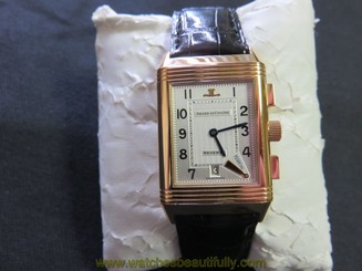 Authentic 18k Jaeger-LeCoultre Reverso Chronograph Watch #330/500 LAST CHANCE
