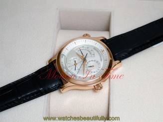 Jaeger LeCoultre JLC Master Geographic 38mm 18kt Rose Gold On Strap Q1422420