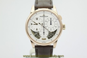 Jaeger LeCoultre Duometre Chonographe 18K Rose Gold 6012121 Retail $47,200