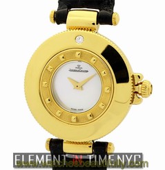 Jaeger-LeCoultre Rendez-Vous 1980's18k Yellow Gold Mother Of Pearl Dial 441.1.01