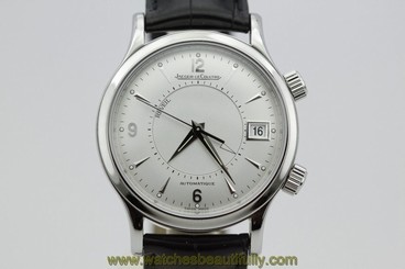 Jaeger LeCoultre Memovox Stainless Steel Reveil Alarm 141.8.97 Serviced 6/20/16