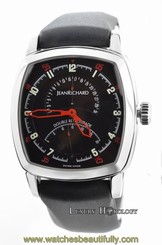 New Men's Daniel JeanRichard TV Screen 23116-11-61A-AC6 Double Retrograde Watch