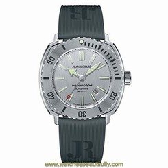Jeanrichard 60400-11E201-FK2A Mens Silver Dial Automatic Watch with Rubber Strap