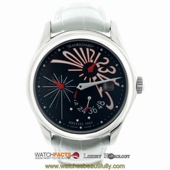 New Ladies Daniel JeanRichard 42 mm. Bressel 1665 Automatic 63112-11-60C Diamond