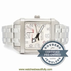 Jean Richard Paramount Square 62118-11-11C-11B Auto Steel Mens Bracelet Watch