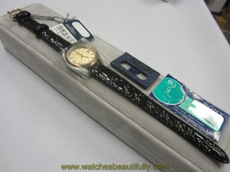 NOS LONGINES 2-Tone Stainless Steel Ladies 3Hand Quartz Date Watch L7.131.3.489