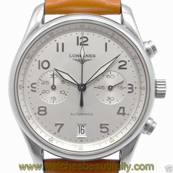 Auth LONGINES "Avigation Chronograph" L2.629.4 Date Automatic, Men's watch