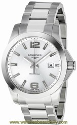 Longines L36594766 / L3.659.4.76.6 Conquest Collection Men Steel Watch New Orig