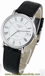 Longines La Grande Classique Leather Women Watch L48214112 / L4.821.4.11.2 New
