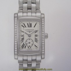 LONGINES DOLCEVITA WOMEN'S WATCH QUARTZ DIAMOND ALL S/S SAPPHIRE L51550716