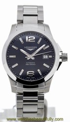 Longines Conquest Blue Dial Automatic Men Watch L36764996 L3.676.4.99.6 New Orig