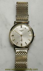 Vintage LONGINES Admiral 1200 G.F. 10K Mens Manual Watch. Forstner 12K.G.F. Band