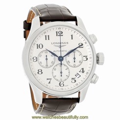 Longines Masters Mens Swiss Automatic Chronograph Watch L2.693.4.78.3 703200140742