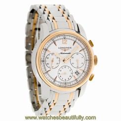 Longines Saint Imier Mens 18K Swiss Automatic Chronograph Watch L2.752.5.72.7