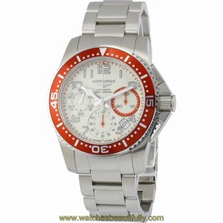 Longines HydroConquest Chronograph Beige Dial Automatic Men's Watch L36964196