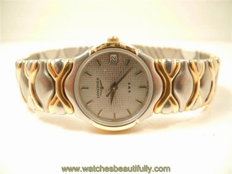 NEW OLD STOCK LADIES SS/GOLD TONE LONGINES WRISTWATCH.