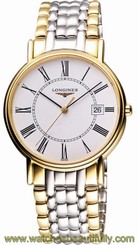 Longines Presence Two-tone Steel Men's Watch L47202117 / L4.720.2.11.7 New Orig