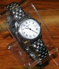 Longines Flagship Swiss Women's White Dial Ladies Quartz Watch (L4.216.4) *READ