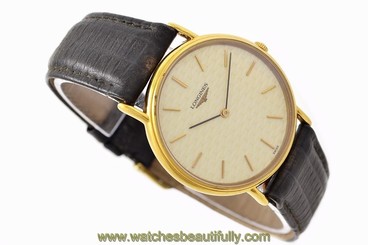 Vintage Longines Classic L4.637.2 Gold Plated Quartz Midsize Watch 1245
