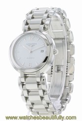 Longines Primaluna Automatic 30mm Steel Women's Watch L8.113.4.16.6
