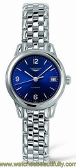 Longines Flagship Automatic Blue Dial Ladies Watch L4.274.4.96.6/L42744966 7612356180515