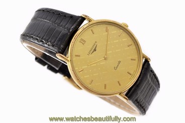 Vintage Longines Classic Gold Plated Quartz Midsize Watch 1274