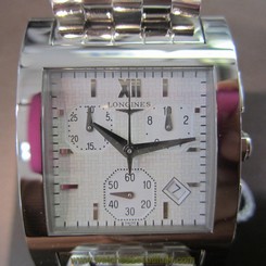  LONGINES DOLCEVITA MEN'S WATCH QUARTZ SAPPHIRE ALL S/S ORIGINAL SWISS L56684156