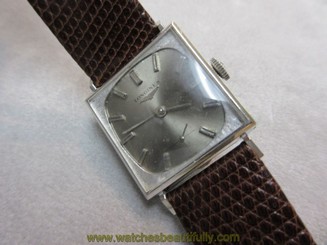 Vintage 10k Gold Filled D&A Longines 370 17 Jewel Men's Wristwatch Grey Dial