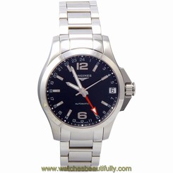 Longines Conquest Men's Watch Black Dial Sapphire Automatic L36874566 703200178134