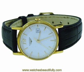 LONGINES PRESTIGE 18K YELLOW GOLD L7 388 6 QUARTZ LADIES WATCH SWISS