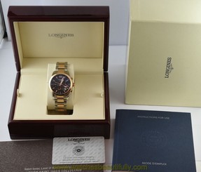 Longines Conquest Classic Chronograph Automatic SS/YG Men's Watch L2.786.5.56.7