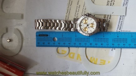xx rare/beautifuswiss made Longines opposition chronograph 7 hands men's watch