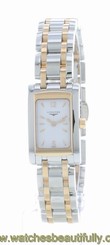 Longines Dolcevita 20.4mm Steel & Rose Gold Women's Watch L5.158.5.18.7