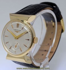 Longines Vintage Midsize 14k Yellow Gold Fancy Watch Box/Papers