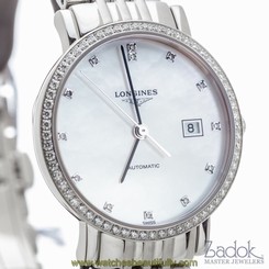 Longines Elegant Collection 29mm Stainless Steel Women's Watch 0.464ct L43100876
