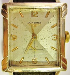 Fake AAA Stunning 1950's Longines GF 9LT Mechanical Watch prof service 6 month warranty Watch