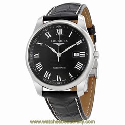Longines Master Automatic Black Dial Mens Watch L2.893.4.51.7