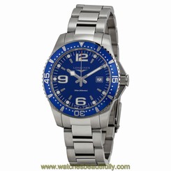 Longines HydroConquest Blue Dial Stainless Steel Mens Watch L3.640.4.96.6 703200154442