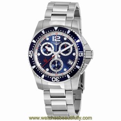 Longines HydroConquest Stainless Steel Mens Watch L3.743.4.56.6