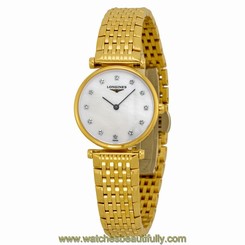 Longines Yellow Gold-plated Stainless Steel Ladies Watch L4.209.2.87.8 703200167329
