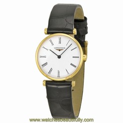 Longines La Grande Classique Yellow Gold PVD Ladies Watch L4.209.2.11.2 7612356069971