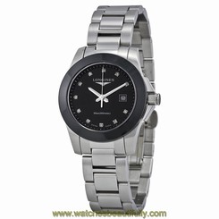 Longines Conquest Stainless Steel Ladies Watch L3.257.4.57.6
